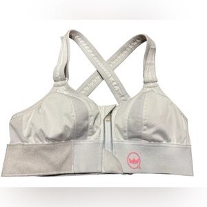 SHEFIT Ultimate Zip Front High Impact Sports Bra White Size XS